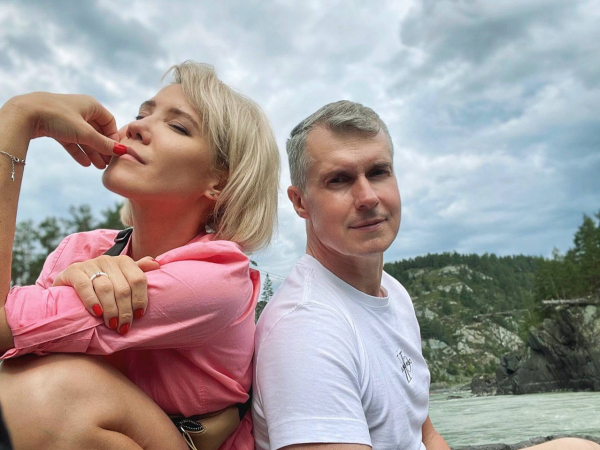 Ирина Вальц и Виталий Градобоев на Алтае