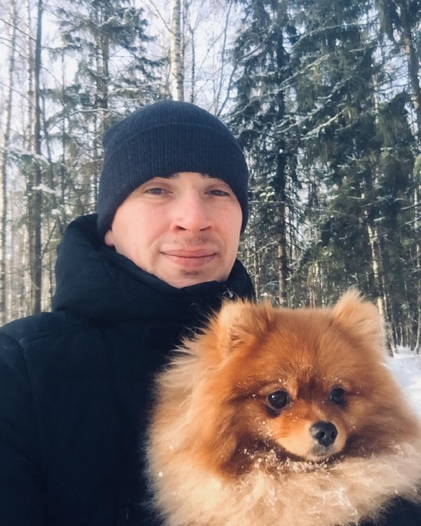 На прогулке с питомцем