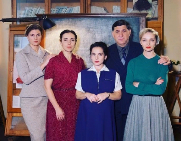 На съемках сериала «Шифр»